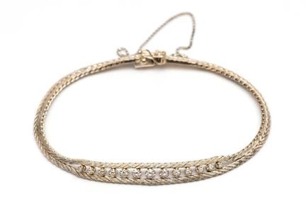 Un bracelet en diamants des années 1960. Composé d