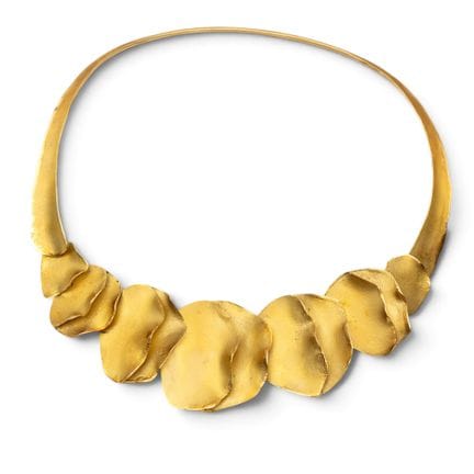Collier ras du cou mat, de fabrication artisanale,