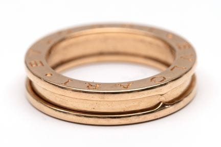 Bulgari, bague B-zero. B.Zero1 à bande unique, or 
