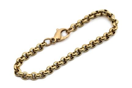 Bracelet en chaîne, composé d'un maillon de type b