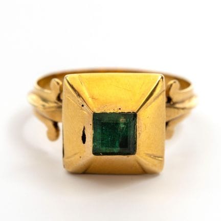 A ring believed to date from the 17th century, ori