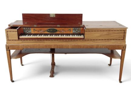 Inghilterra, pianoforte da tavolo di Clementi, 181