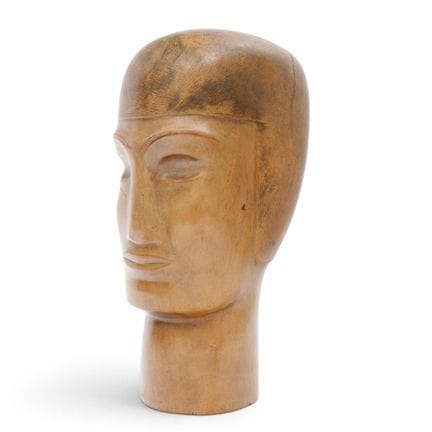 Jules Vermeire (1885-1977), scultura in legno, “te