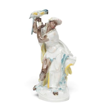 Meissen, scultura in porcellana, “Figura in piedi 