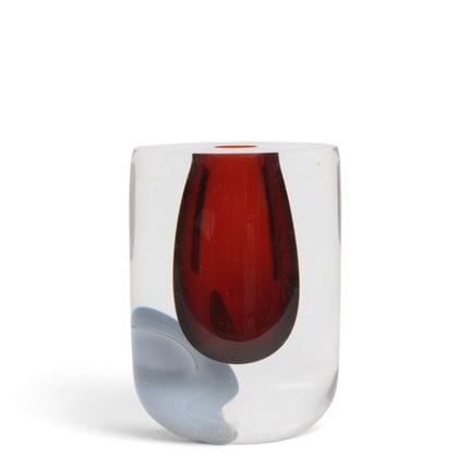 Jens Pfeiffer, vaso Leerdam Unica, 2005. Vaso a pa