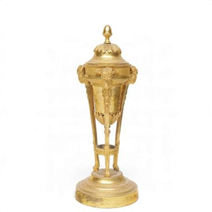 Francia, cassolette in bronzo dorato, Luigi XVI, 1
