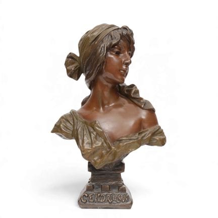 Emmanuel Villanis (1858-1914), scultura in bronzo 
