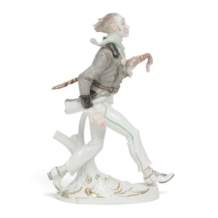 Meissen, scultura in porcellana, “Peter Schlemihl”