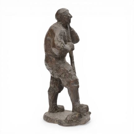 Han Wezelaar (1901-1984), scultura in bronzo patin
