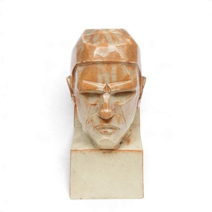 W.C. Brouwer (1877-1933), busto in ceramica raffig