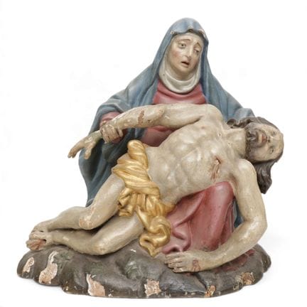 Germania, scultura in legno intagliato, “Pietà”, X