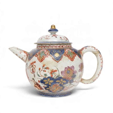 Delft, teiera in ceramica, Pieter Kocx, XVIII seco