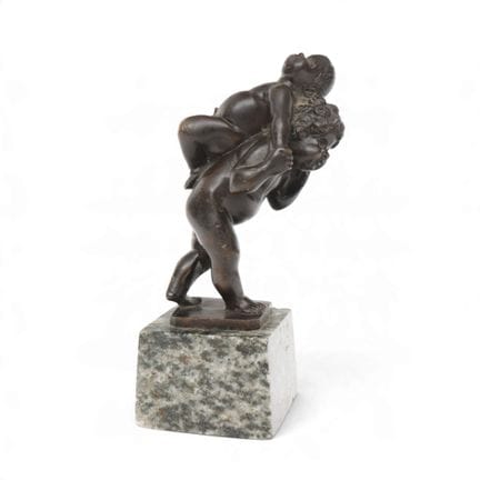 Attribuita a Leonhard Kern, scultura in bronzo pat