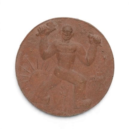 Hildo Krop (1884-1970), medaglia in terracotta, “L