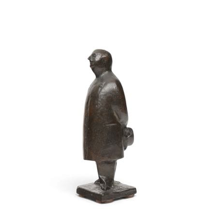 Oswald Wenkebach (1895-1962), scultura in bronzo c