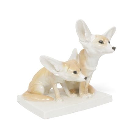 Meissen, scultura in porcellana “fennek”, 1934-194