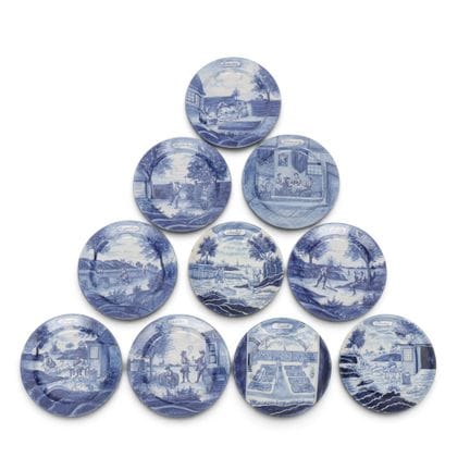 Delft, un servizio da tre e un servizio da sette p