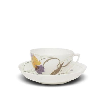 N.V. Haagsche Plateelfabriek Rozenburg, tazza e pi