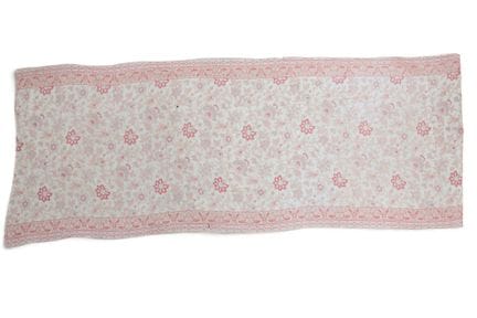 Antique textile, chintz, 19th century, with floral