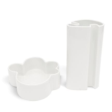 Angelo Mangiarotti (1921-2012), ciotola e vaso, ve