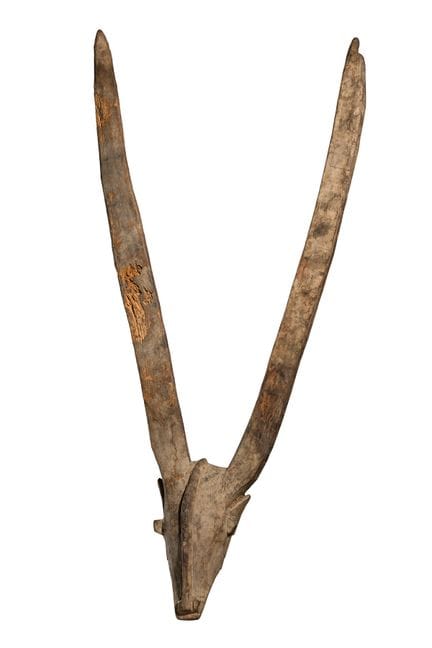 Mali, Bamana

Grande maschera zoomorfica

Legno

I