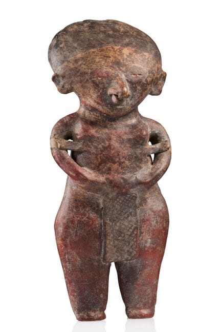 Mexique, Nayarit, Chinesco

Figurine féminine debo