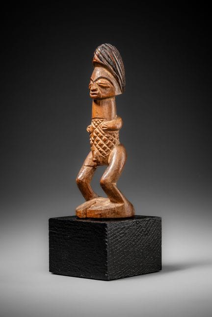 Gabun, Punu

Figura maschile in piedi

Legno, pigm