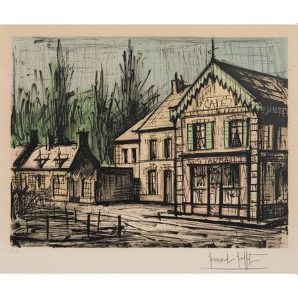 Bernard BUFFET (1928-1999), Basado en
«Le Chalet»,