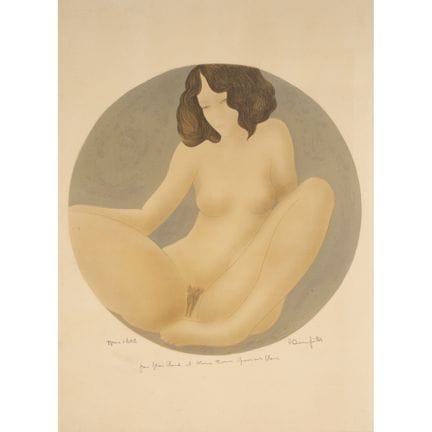 Alain BONNEFOIT (Nacido en 1937)
Desnudo sentado
L