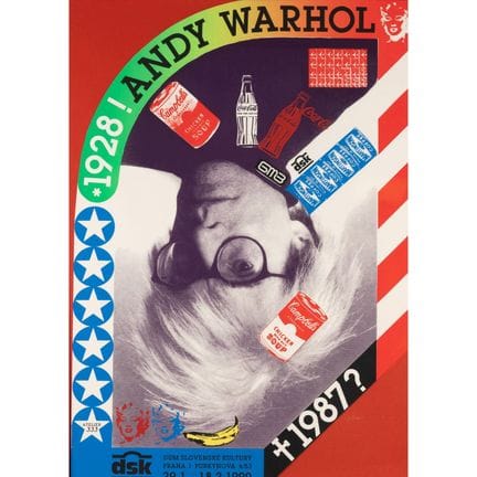 Andy WARHOL (1928-1987)
Cartel de la exposición ce