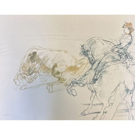 Claude WEISBUCH (1927-2014)
ESCENA DE TAUROMAQUÍA
