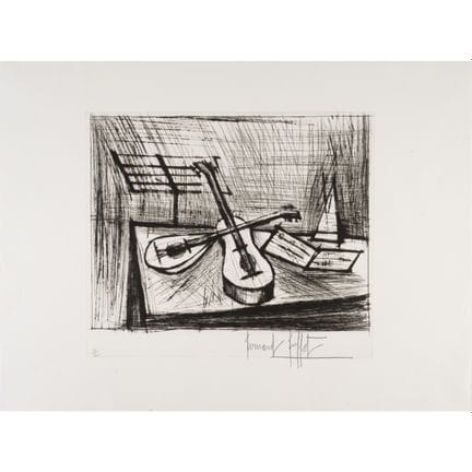 Bernard BUFFET (1928-1999)
Naturaleza muerta con i