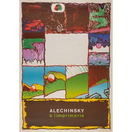 CARTEL. Pierre ALECHINSKY
Alechinsky en la imprent