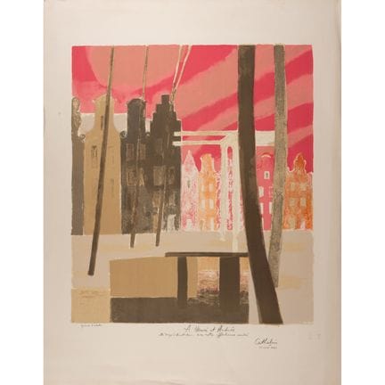 Bernard CATHELIN (1919-2004)
Nieve en Ámsterdam 2,