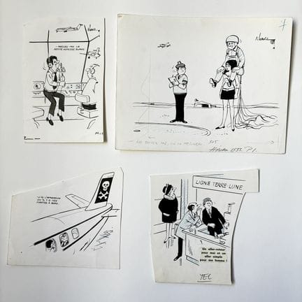 André HARVEC (1918–2010)
In the Air—Set of four or