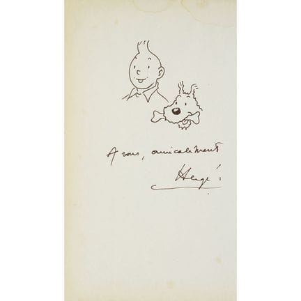 Georges REMI, known as HERGÉ (1907–1983)
Tintin an