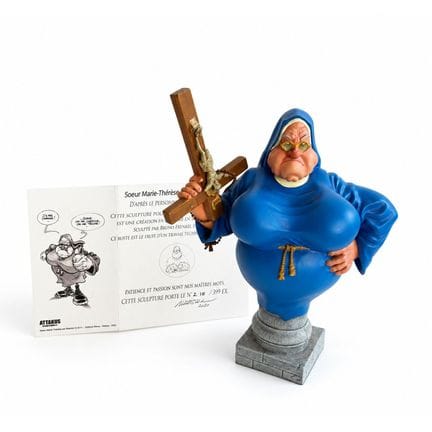 ATTAKUS 根据马埃斯特作品（生于1959年）
巴蒂尼奥勒的玛丽-特蕾莎修女
彩色树脂
2020