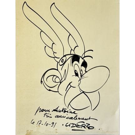 UDERZO Albert (1927–2020)
Large original drawing o
