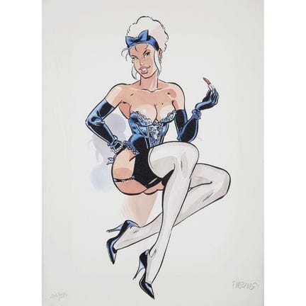 Félix MEYNET (Born in 1961)
Set of two silkscreen 
