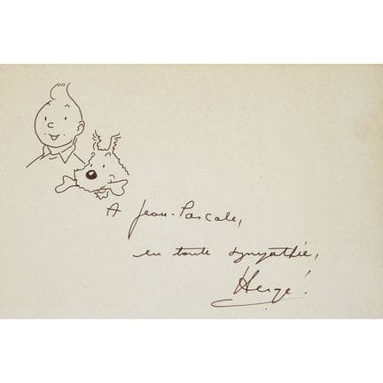 Georges REMI, known as HERGÉ (1907–1983)
Tintin an