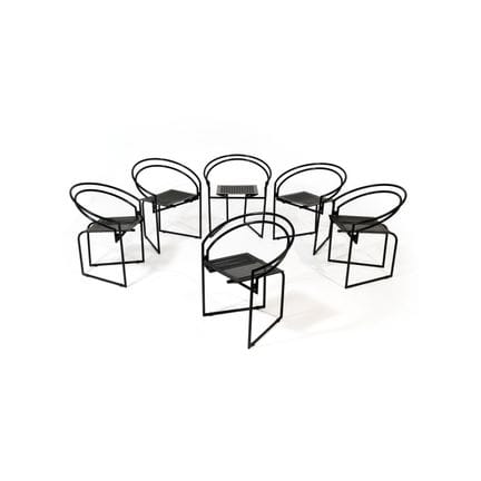 MARIO BOTTA (geb. 1943)
Set aus sechs Sesseln des 