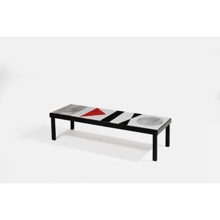 ROGER CAPRON (1922–2006)
Couchtisch mit rechteckig