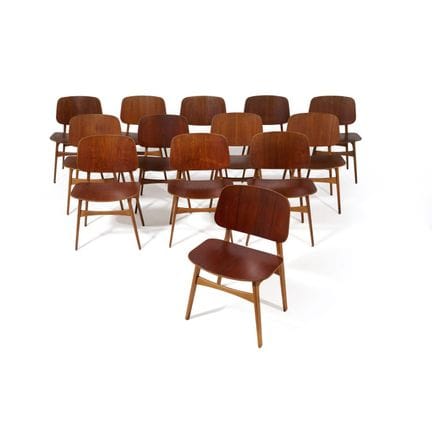 BØRGE MOGENSEN (1914–1972)
Set aus dreizehn Stühle