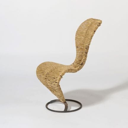 TOM DIXON (geb. 1959)
„S-Chair“ mit geschwungenem 