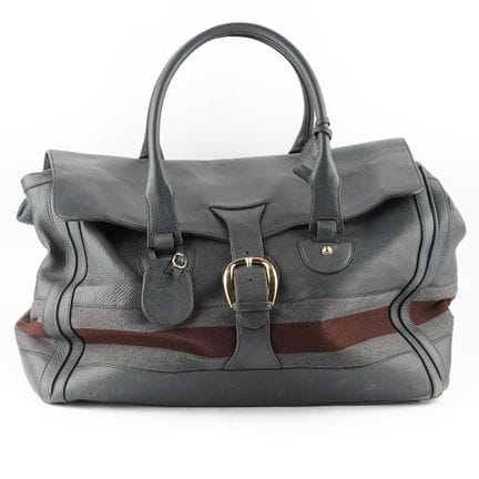 GUCCI
Borsa da viaggio Gucci in pelle grigio scuro