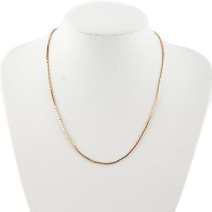 10K GOLD
10K yellow gold chain with decorative lin