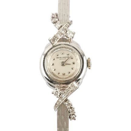 BAUME  MERCIER
Baume  Mercier wristwatch in 18K wh