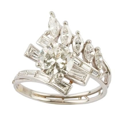 ORO DE 18 QUILATES, DIAMANTE DE 1,80 ct VVS F / OR