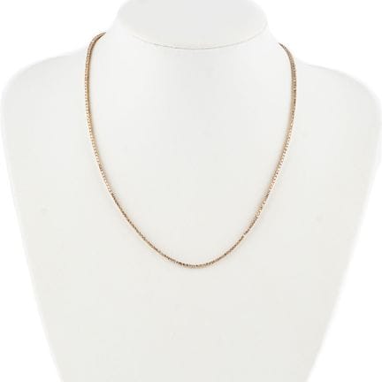 ORO DE 14K, DIAMANTES
Collar tipo «río» de oro ama