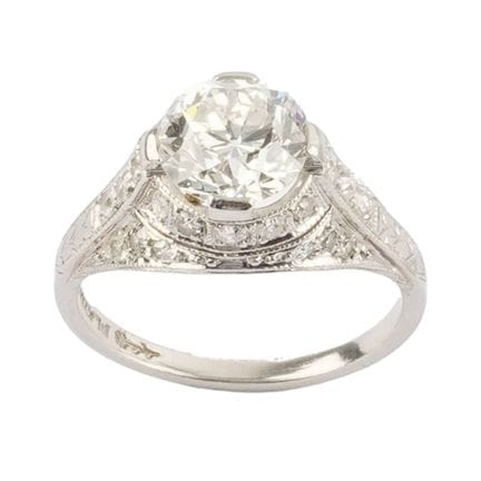 PLATINO, DIAMANTE DE 1,90 ct VVS - G
Anillo de pla